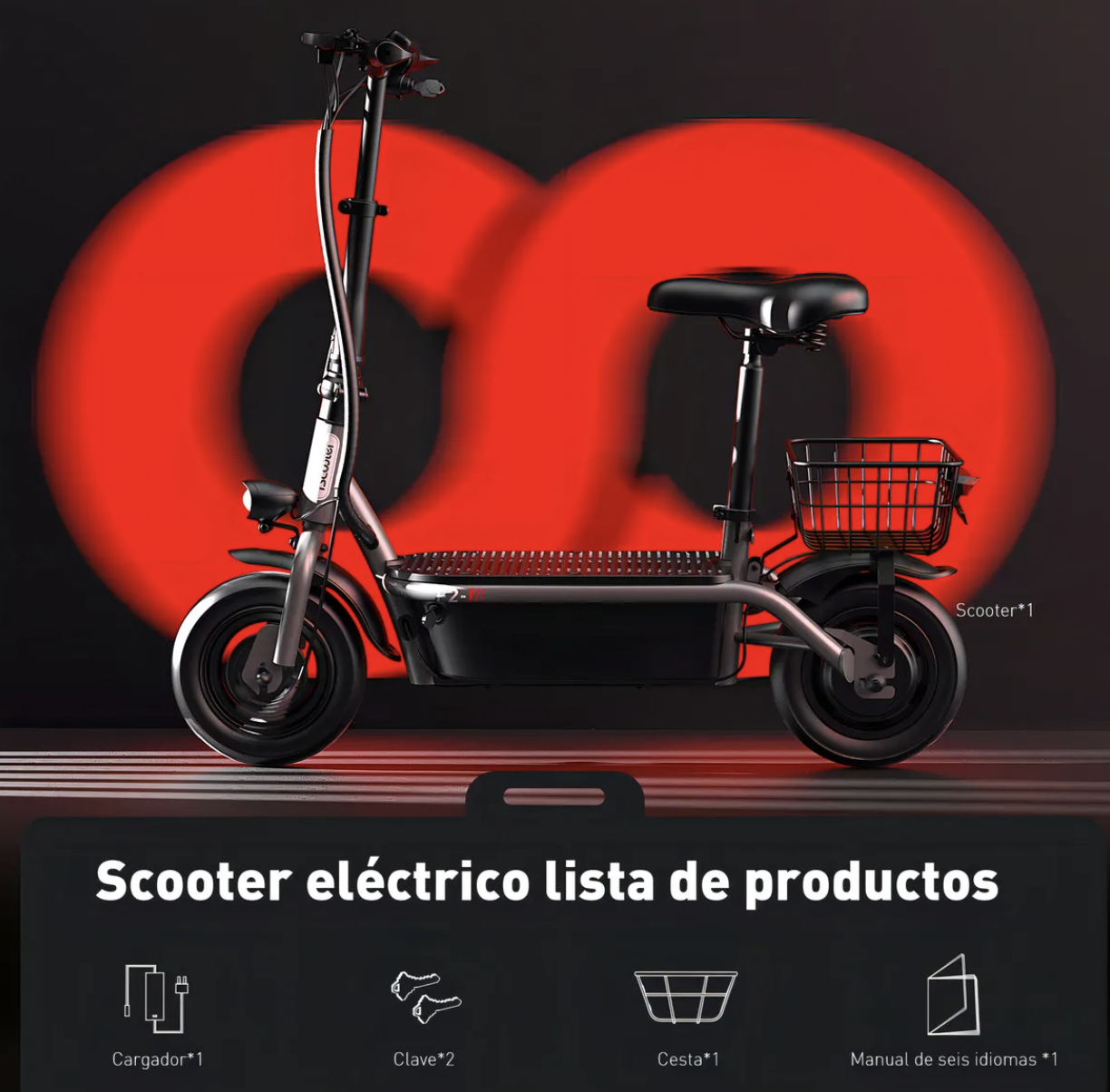 iScooter F2 - Plegable